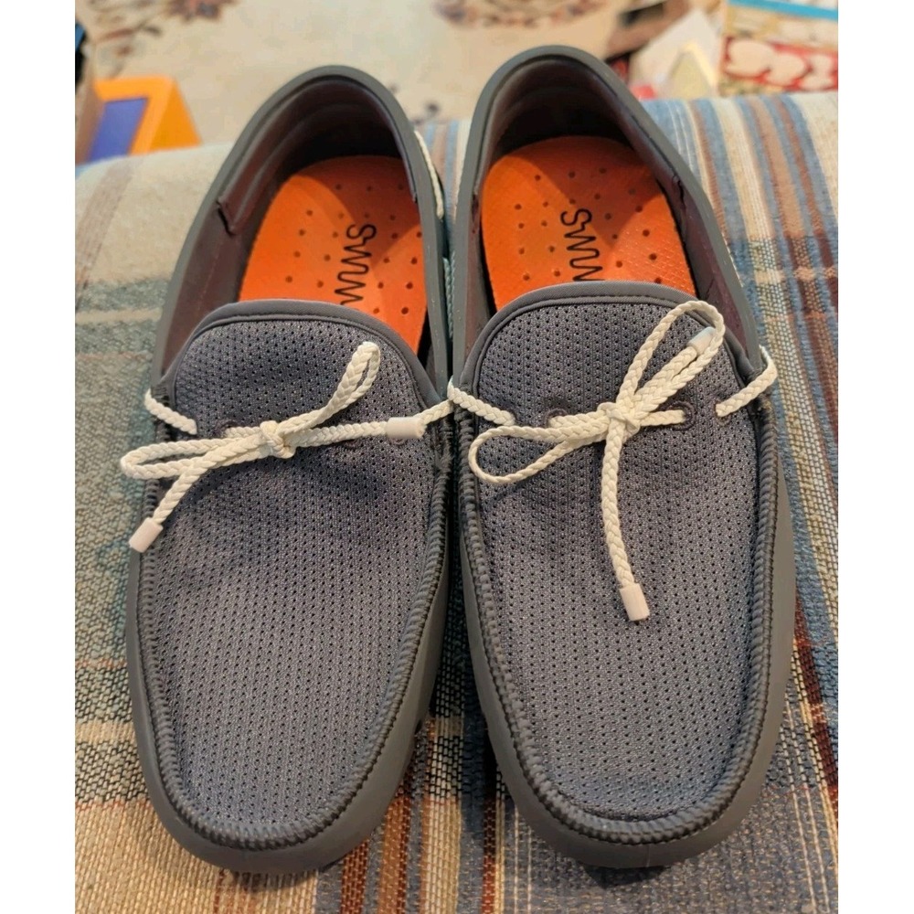 Swims Woven Driver Mens Size 9.5 Gray Nice Condition!